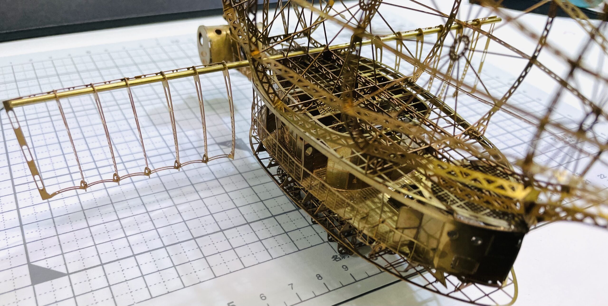 タイガーモス号エッチングモデル製作＊19日目 | リーズナブルな工業